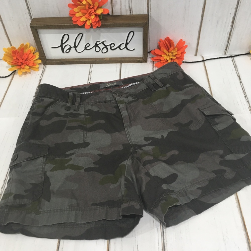 Camo Cargo Shorts by Natural Reflections - Picture 3 of 16